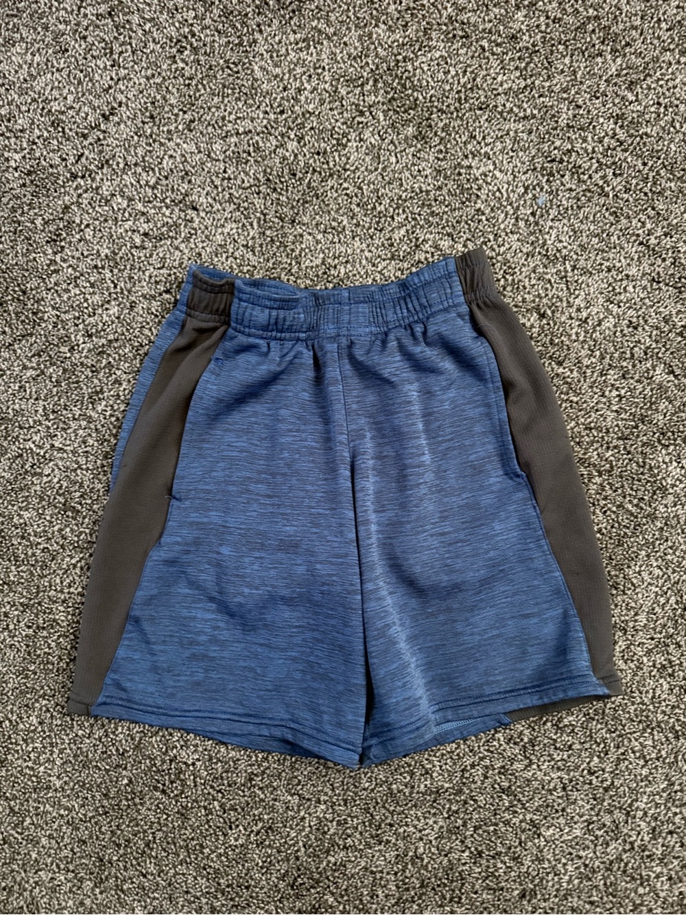 Champion Blue Shorts with Dark Gray Side Panels